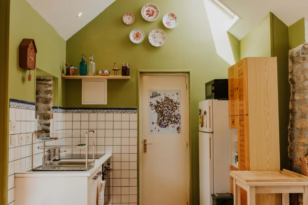 photographie de l'espace cuisine