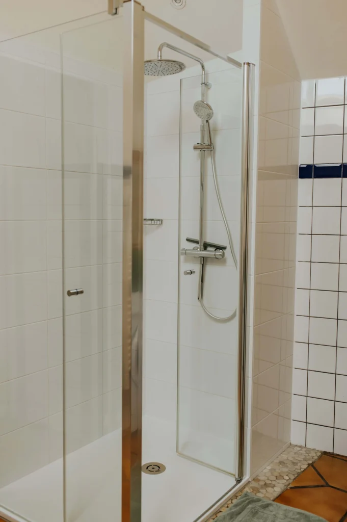 Vue de la douche
